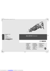 Bosch GSA 1100 E Professional Originalbetriebsanleitung