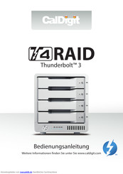 CalDigit Thunderbolt 3 Bedienungsanleitung