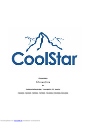 Coolstar CSD2600i Bedienungsanleitung
