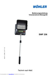 Wohler SWF 236 Bedienungsanleitung