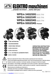 Rheinland Elektro Maschinen WPEm 5002/24G Bedienungsanleitung