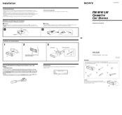 Sony XR-C33R Bedienungsanleitung