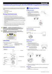 Honeywell HD3US Installations-Kurzanleitung
