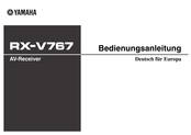 Yamaha RX-V559 RX-V767 Bedienungsanleitung