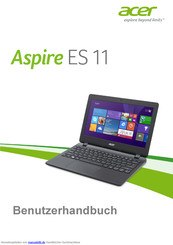Acer Aspire ES 11 Benutzerhandbuch