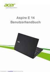 Acer Aspire E 14 Benutzerhandbuch