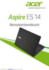 Acer ES 14 Aspire Benutzerhandbuch