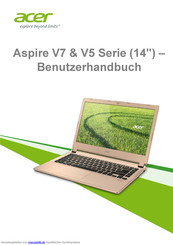 Acer Aspire V7-481 Benutzerhandbuch