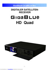 GigaBlue HD Quard Handbuch