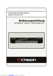 Octagon SF 1008 HD Bedienungsanleitung