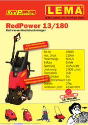 Lema Red Power 180 Handbuch