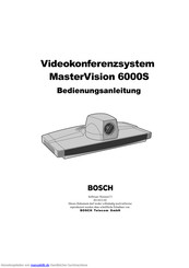 Bosch MasterVision 6000S Bedienungsanleitung