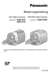 Panasonic SDR-T70 Bedienungsanleitung