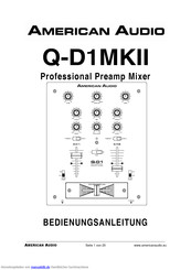 American Audio Q-D1MKII Bedienungsanleitung