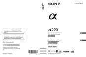 Sony DSLR-A290 Gebrauchsanleitung