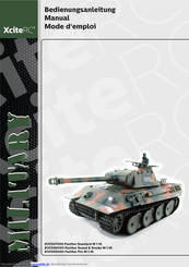XciteRC 35507000 Panther Standard M 1:16 Bedienungsanleitung