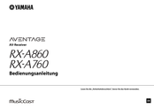 Yamaha AVENTAGE RX-A760 Bedienungsanleitung