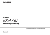 Yamaha RX-A730 Bedienungsanleitung