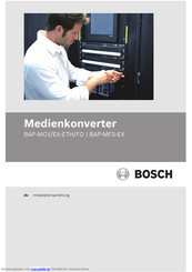 Bosch BAP-MCV Installationsanleitung