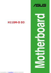 Asus H110M-D D3 Handbuch