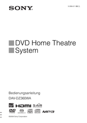 Sony DAV-DZ360WA Bedienungsanleitung