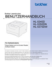 Brother HL-5340D Benutzerhandbuch