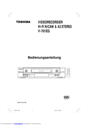 Toshiba V-701EG Bedienungsanleitung