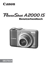Canon Power Shot A2000 IS Benutzerhandbuch