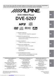 Alpine DVE-5207 Bedienungsanleitung