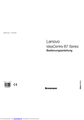 Lenovo IdeaCentre B750 Bedienungsanleitung