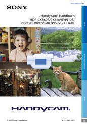 Sony Handycam HDR-PJ30VE Handbuch