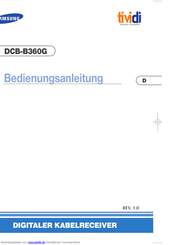 Samsung DCB-B360 Bedienungsanleitung