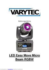Varytec LED Easy Move MicroBeam RGBW Bedienungsanleitung