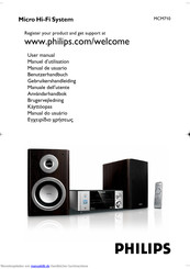 Philips MCM710 Benutzerhandbuch