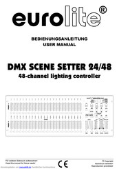 EuroLite DMX SCENE SETTER 48 Bedienungsanleitung
