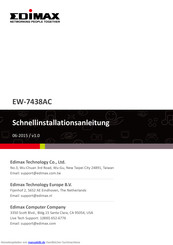 Edimax EW-7438AC Schnellinstallationsanleitung