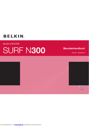 Belkin SURF N300 Benutzerhandbuch