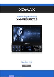 Xomax XM-VRSUN728 Bedienungsanleitung