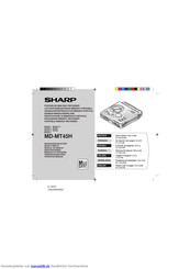 Sharp MD-MT45H Bedienungsanleitung
