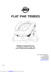 ADJ FLAT PAR TRI18XS Bedienungsanleitung
