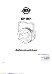 ADJ 5P EX Bedienungsanleitung