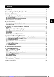Schwaiger DSR 5007 Handbuch