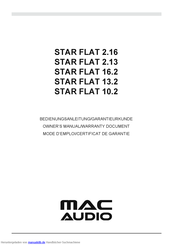 MAC Audio Star Flat 2.16 Bedienungsanleitung