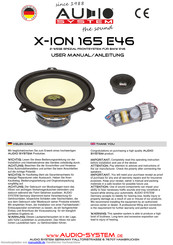Audio System X 165 E46 Bedienungsanleitung