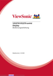 ViewSonic VX2276-smhd Bedienungsanleitung