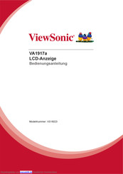 ViewSonic VA1917a Bedienungsanleitung