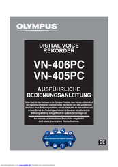 Olympus VN-406PC Bedienungsanleitung