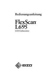 Eizo Flex Scan L695 Bedienungsanleitung