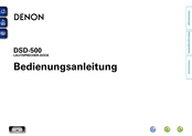 Denon DSD-500 Bedienungsanleitung
