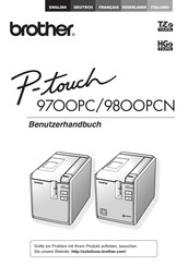 Brother P-Toch 9800pcn Benutzerhandbuch